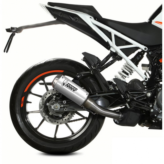 Mivv KT.025.SM3X MK3 Slip-on Exhaust, Stainless Steel for KTM 390