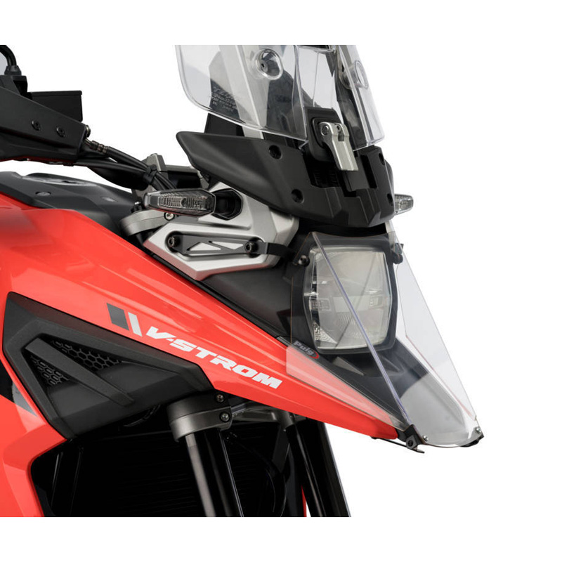 Puig 20413W Headlight Protector, Clear for Suzuki VStrom 1050XT (2020