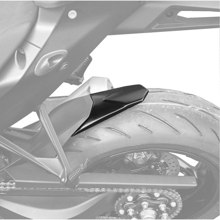Puig 20479J Rear Fender Extension, Matte Black for KTM 1290 Superduke R