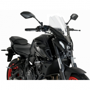 view Puig 20619W New Generation Touring Windshield for Yamaha MT-07 (2021-)