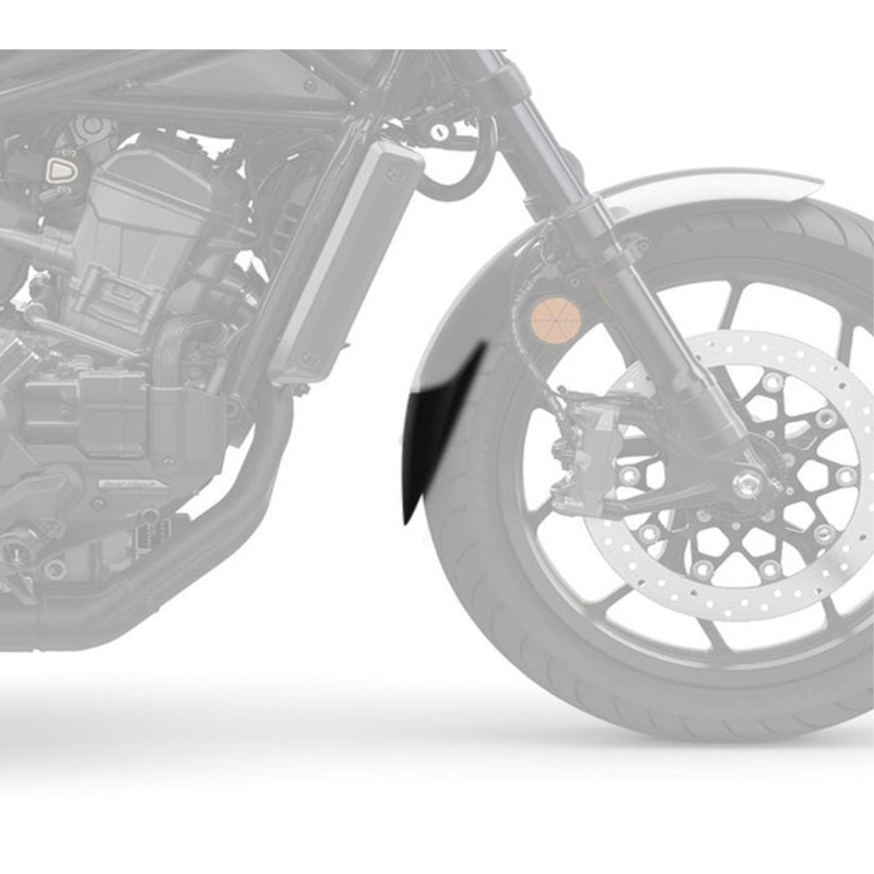 Puig 21163N Estensione Parafango Anteriore Per Moto In ABS Nero, Accessorio Protettivo Antifango, Facile Installazione Con Rivetti - 2