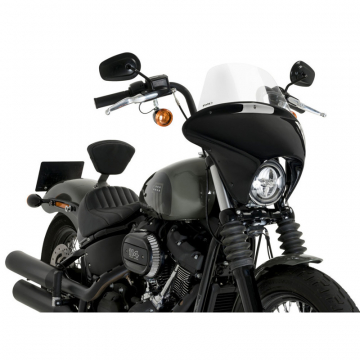 view Puig 21215W Batwing SML Windshield for Harley Softail Street Bob FXBB (2021-)
