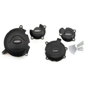 view Puig 21406N Engine Covers, Black for Suzuki GSX-S1000GT (2022-)