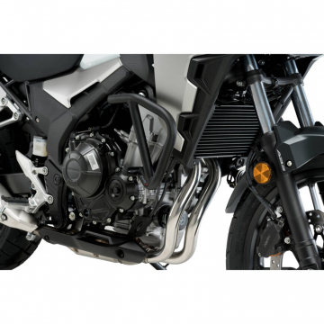 view Puig 3572N Engine Guards / Crashbars, Black for Honda CB500X '19-'24 & NX500 '24-