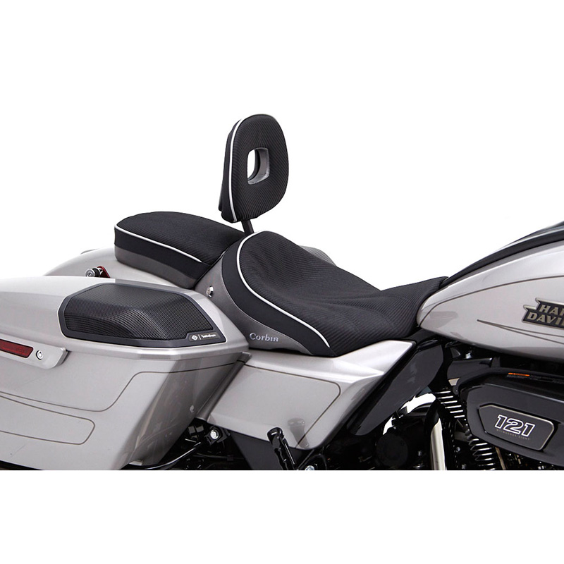 Corbin HD 23 CVO S Classic Solo Seat No Heat for Harley CVO Road Street Glide 23 Accessories International