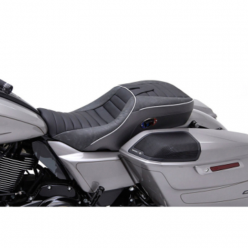 Corbin HD-23CVO-DTT-FI Tall Dual Tour Seat, Heat & Cool for Harley CVO Road/Street Glide '23-