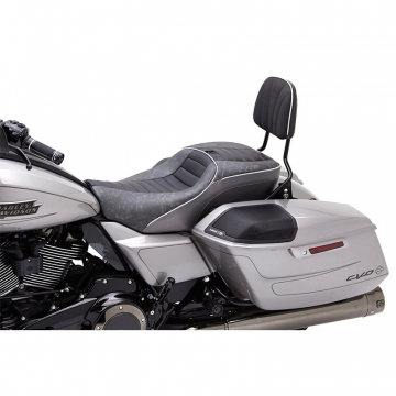 Corbin HD-23CVO-DT-T-E Tall Dual Tour Seat, Heated for Harley CVO Road/Street Glide '23-