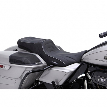 view Corbin HD-23CVO-GL Gunfighter & Lady Seat, No Heat for Harley CVO Road/Street Glide '23-