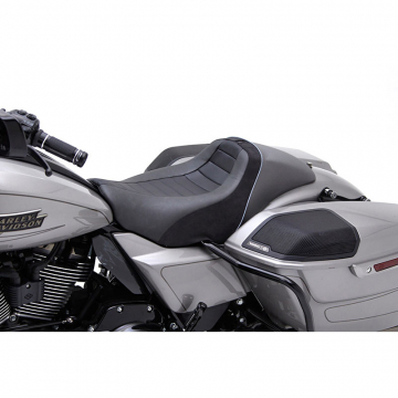 Corbin HD-23CVO-WT-B Tall Wall Seat, No Heat for Harley CVO Road/Street Glide (2023-)