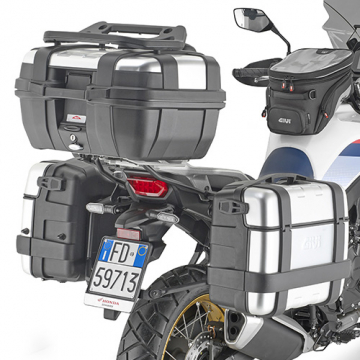 view Givi PLO1201MK Specific Pannier Holder for Honda Transalp XL750 (2023-2024)