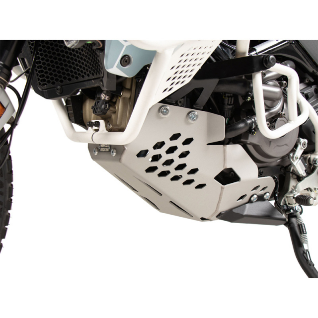 Hepco & Becker 810.7638 00 12 Skid Plate, Silver for Ducati