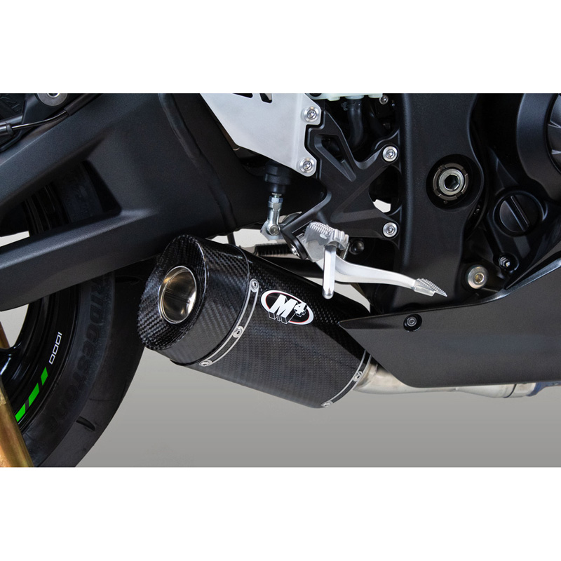 M4 KA9964 Street Slayer Slip-on Exhaust, Carbon for Kawasaki ZX