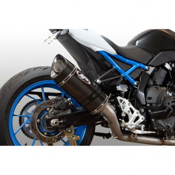 view M4 SU8024 Race Full Exhaust with Scalene Carbon Muffler for Suzuki GSX-8S (2023-)