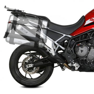view Mivv T.018.LRB Speed Edge Slip-on Exhaust for Tiger 900 /GT/Pro/ Rally '20-'23
