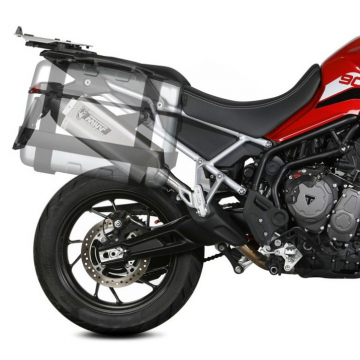 view Mivv T.018.LRX Speed Edge Slip-on Exhaust for Tiger 900 /GT/Pro/ Rally '20-'23
