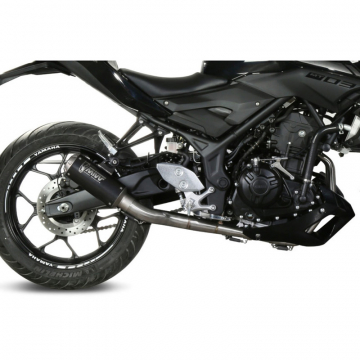 view Mivv X.YA.0008.SM3B MK3 Full Exhaust, Black for Yamaha MT-03 (2016-2024)