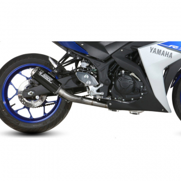 view Mivv X.YA.0008.SM3C Evo Full Exhaust, Carbon for Yamaha MT-03 (2016-2024)