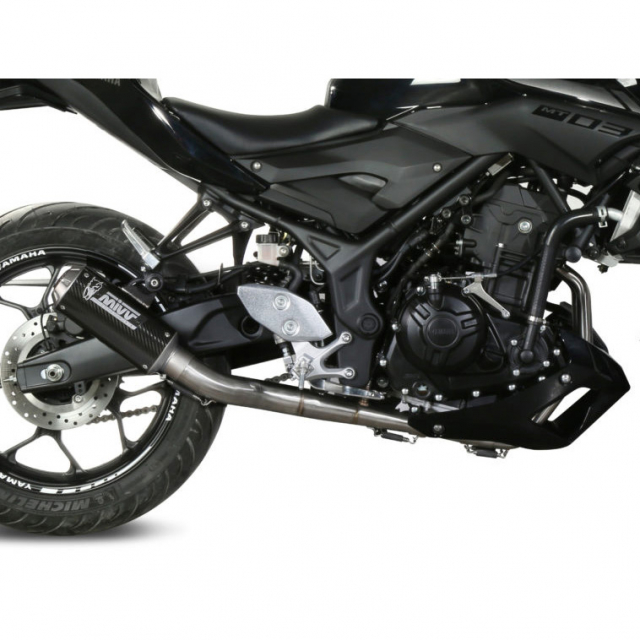 Mivv X.YA.0008.SM3C MK3 Full Exhaust, Carbon for Yamaha MT-03