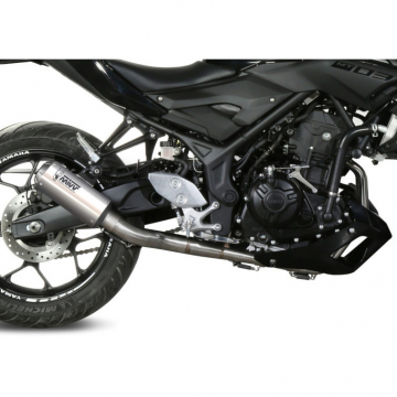 view Mivv X.YA.0008.SM3X MK3 Full Exhaust, Stainless Steel for Yamaha MT-03 (2016-2024)