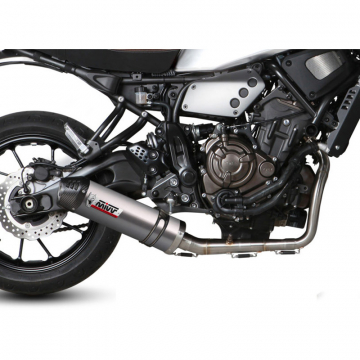 view Mivv Y.053.L4C Oval Full Exhaust, Titanium for Yamaha XSR700 (2016-2020)