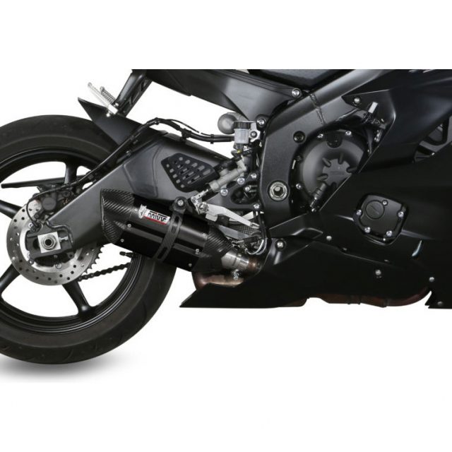 Mivv Y.063.L9 Suono Slip-on Exhaust, Black Steel for Yamaha YZF-R6