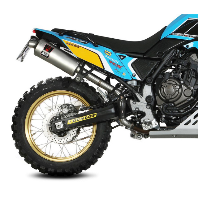 Mivv Y.064.LDKX Dakar Slip-on Exhaust, Stainless Steel for Yamaha