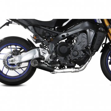 view Mivv Y.068.SC5B X-M5 Full Exhaust, Black Steel for Yamaha MT-09/FZ-09 '21-'23