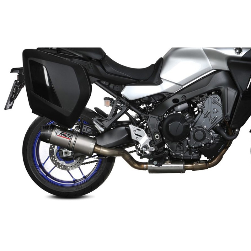 Mivv Y.069.L4C Oval Full Exhaust, Titanium for Yamaha Tracer 9/GT