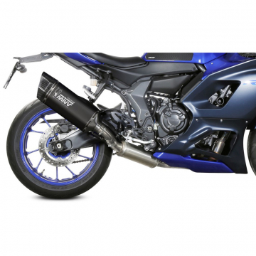 view Mivv Y.071.LR1TB SR-1 Full Exhaust, Black Titanium for Yamaha YZF-R7 (2021-)