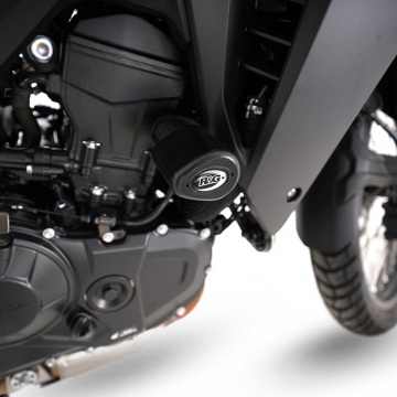 view R&G CP0564BL Aero Style Crash Protectors, Black for Honda XL750 Transalp '23-