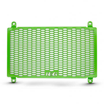 view R&G RAD0312PROGR PRO Radiator Guard, Matte Green for Kawasaki Ninja 400/250 & Z400/Z250