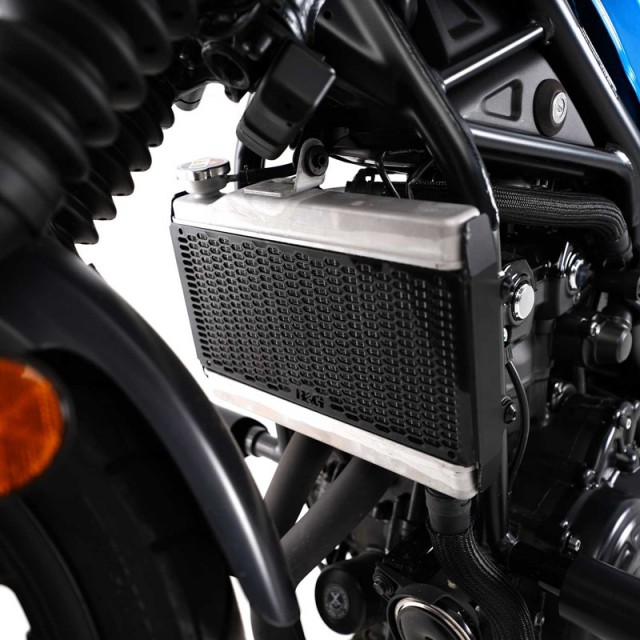 R&G RAD0323PROBK PRO Radiator Guard, Matte Black for Honda Rebel