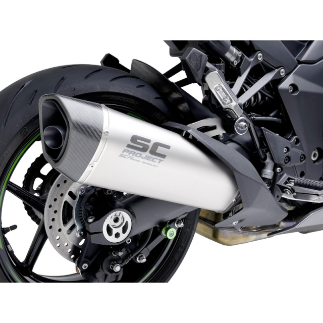 SC-Project K41-93T SC1-R Slip-on Exhaust, Titanium for Kawasaki