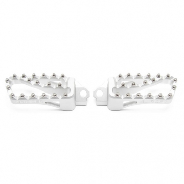 view AltRider TU23-0-2107 Adventure II Foot Pegs, Silver for Aprilia Tuareg 660
