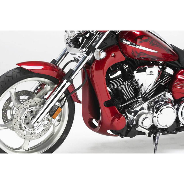 Corbin Y-R-8-CHIN-B Chin Spoiler, Painted for Yamaha Raider '08