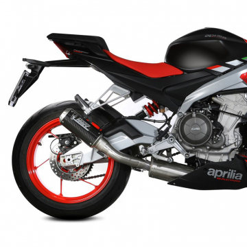 view Mivv A.013.SM3C MK3 Full Exhaust, Carbon for Aprilia Tuono 660 '21-
