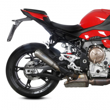 view Mivv B.041.LC4T X-M1 Slip-on Exhaust, Titanium for BMW S1000R '21-