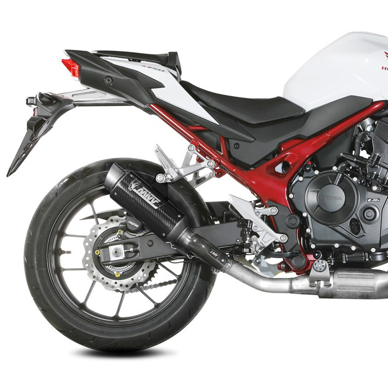 Mivv H.085.L2P GP Pro Slip-on Exhaust, Carbon for Honda CB750