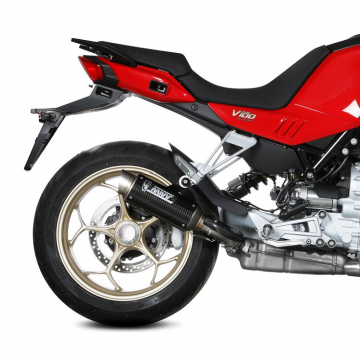 view Mivv M.015.L2P GP Pro Slip-on Exhaust, Carbon for Moto Guzzi V100 Mandello (2023-)