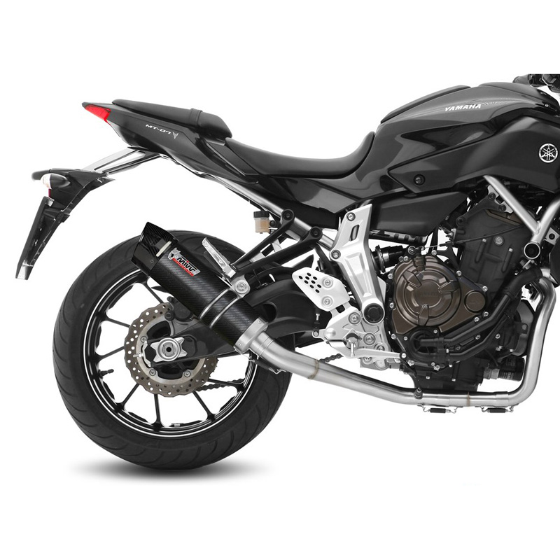 Échappement Slip-on Mivv Suono Pour Yamaha XT 660 X/R 2004-2016 - Acier Noir, Homologué