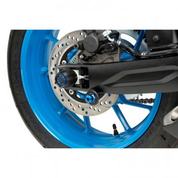 Puig 21615N PHB19 Swingarm Protectors, Black for Suzuki GSX-8S (2023-)