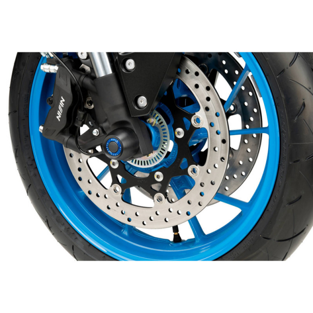 Puig 21623N PHB19 Front Fork Protectors, Black for Suzuki GSX-8S