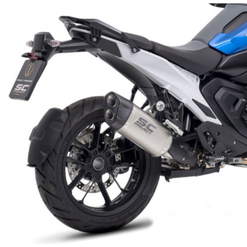view SC-Project B40-T153T Adventure-R Slip-on Exhaust, Titanium for BMW R1300GS (2024-)