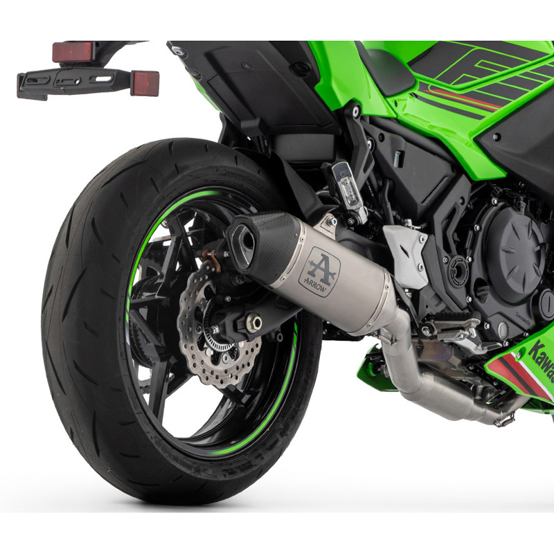 Arrow Veloce Full Exhaust, Titanium for Kawasaki Ninja 650/Z650