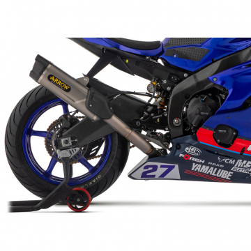 view Arrow 71218CKR Competition Evo Full Exhaust, Titanium for Yamaha YZF-R6 '17-
