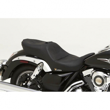 view Corbin KV-17-9-DT-E Dual Tour Seat, Heated for Kawasaki Vulcan 1700 (2009-2017)