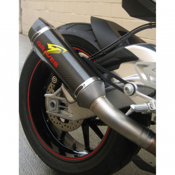 view Graves EXB-16S1RR-CBTC Cat Back Slip-on Exhaust, Carbon for BMW S1000RR '15-'16