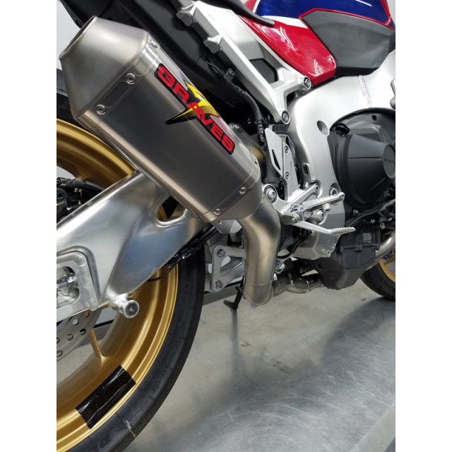Graves EXH-17CB1-FTT Full Titanium Exhaust System for Honda