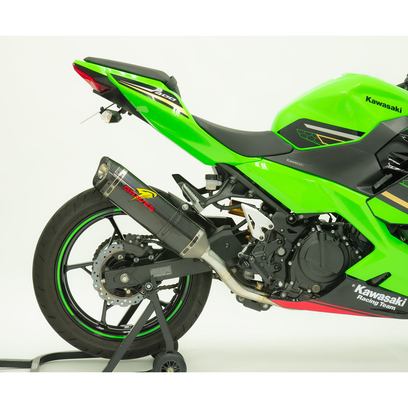 Graves EXK-18EX4-FSCW2 WORKS2 Full Exhaust, Carbon for Kawasaki
