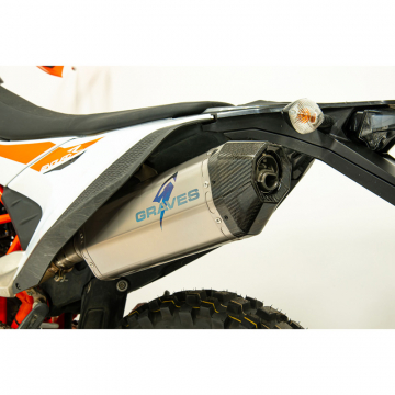 view Graves EXK-19690-SOT Slip-on Exhaust, Titanium for KTM 690 Enduro R & GasGas ES700 SM700